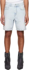 Isabel Marant Blue Jeffry Shorts In 30lu