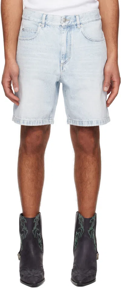 Isabel Marant Blue Jeffry Shorts In 30lu