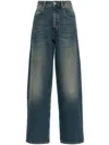 Isabel Marant Joanny Mid Rise Denim Wide Jeans In Blue
