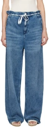 Isabel Marant Blue Jordy Jeans In 30lu Light Blue