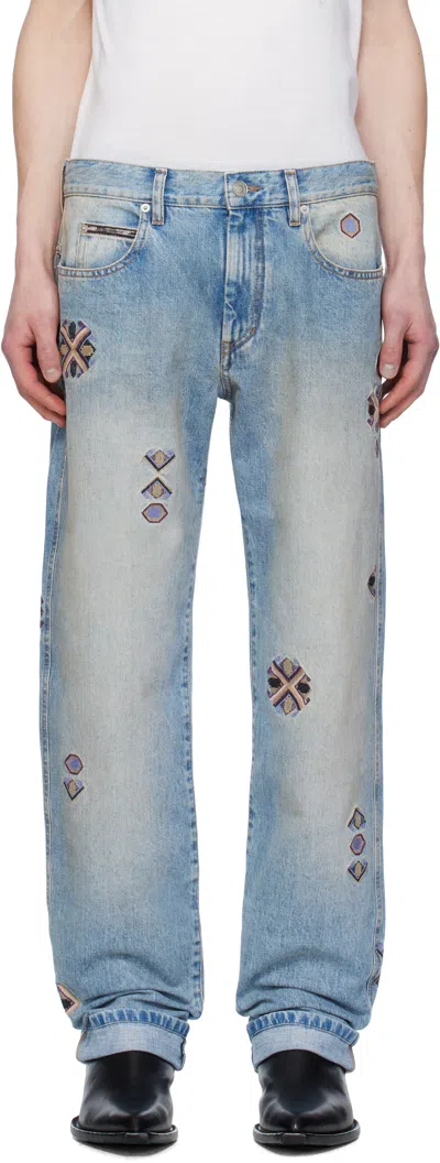 Isabel Marant Blue Lewys Jeans