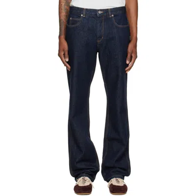 Isabel Marant Blue Lewys Jeans In Multi