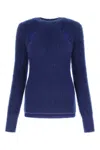 ISABEL MARANT BLUE MOHAIR BLEND ALFORD SWEATER