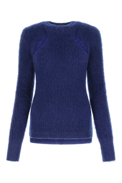 Isabel Marant Blue Mohair Blend Alford Jumper