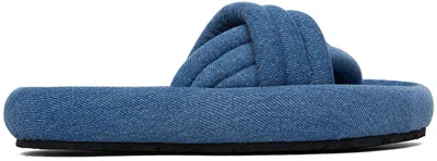 Isabel Marant Blue Niloo Flat Sandals