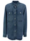 Isabel Marant Talbot Jacket Light Blue In Blue