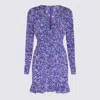 Isabel Marant Lara Ruched Printed Stretch-silk Mini Dress