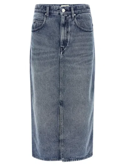 ISABEL MARANT BLUE TILAURIA SKIRT