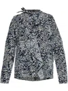 Isabel Marant Stretch Silk Utah Blouse In Blue