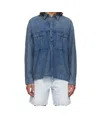 Isabel Marant Blue Vittore Shirt In Blue