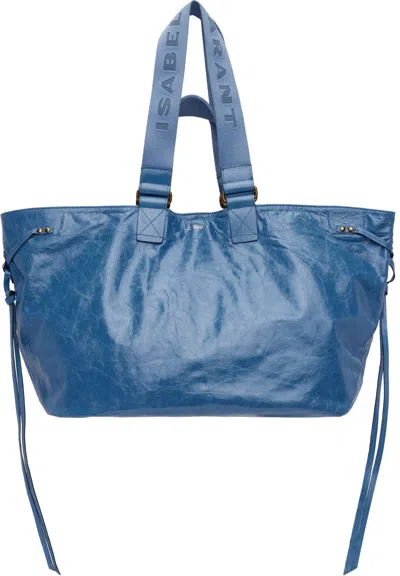Isabel Marant Blue Wardy Bag In Cobalt