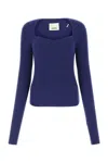 Isabel Marant Blue Wool Blend Bailey Sweater In Blue