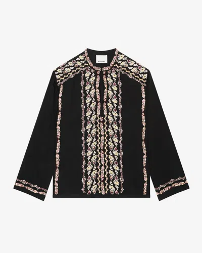 Isabel Marant Pattern Printed Long In Black