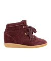 Isabel Marant Bobby Lace-up Wedge Sneakers