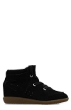 ISABEL MARANT BOBBY LACE-UP WEDGE SNEAKERS