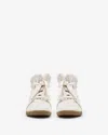 Isabel Marant Bobby Suede Sneakers In White