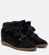 Isabel Marant Bobby High-top Black Cow Leather Sneakers