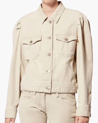 Isabel Marant Bolineav Jacket In Ecru In White