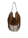 Isabel Marant Oskan Soft Large Suede Shoulder Bag In Multi