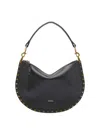 Isabel Marant Oskan Shoulder Bag In Black