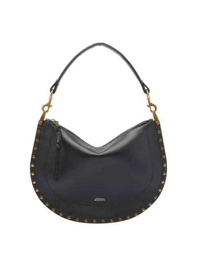 Isabel Marant Oskan Shoulder Bag In Black