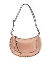 Isabel Marant Pink Oskan Moon Shoulder Bag In Nude & Neutrals