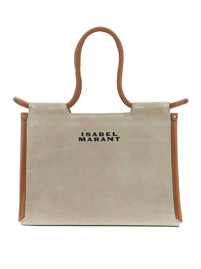 Isabel Marant Beige Toledo Cotton Tote Bag