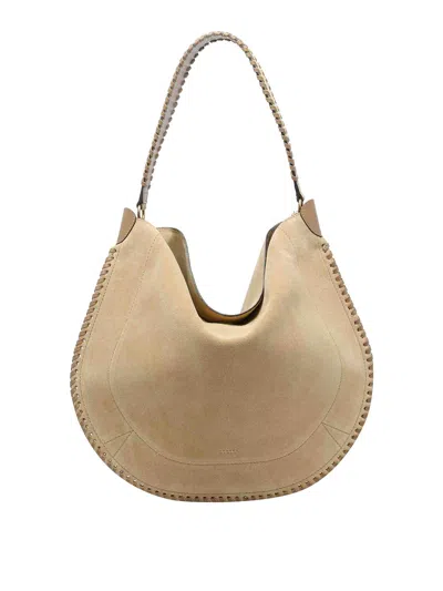 Isabel Marant Soft Oskan Hobo Bag In Sand