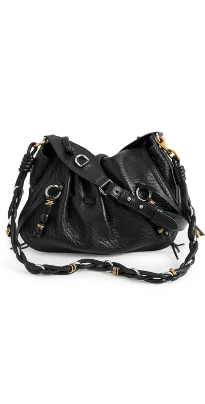ISABEL MARANT BOLTON BAG BLACK/SILVER
