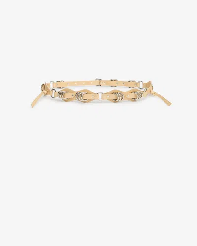 Isabel Marant Bolton Belt In Neutral