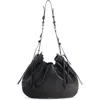 Isabel Marant Bolton Bubble Pebbled Lambskin Leather Hobo Bag In Multi