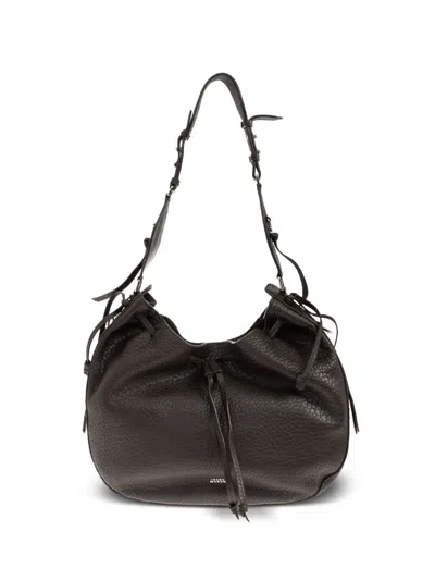 Isabel Marant Bolton Hobo Leather Shoulder Bag In Brown