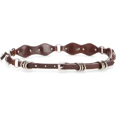 Isabel Marant Bolton Leather Belt In Brown