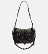 Isabel Marant Leather Shoulder Bag Adjustable Strap In Brown