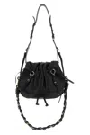 Isabel Marant Women Black Leather Bolton Shoulder Bag In Black
