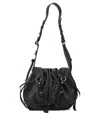 Isabel Marant Women Black Leather Bolton Shoulder Bag In Black