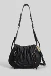 Isabel Marant Bolton Shoulder Bag In Black Leather In Black