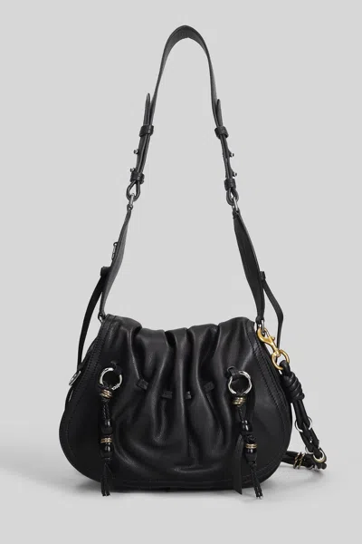 Isabel Marant Bolton Shoulder Bag In Black Leather