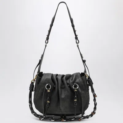 Isabel Marant Burberry Embroidered Stretch Wool Blend Sweater In Black