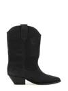 Isabel Marant Dahope Suede Bootie In Blue