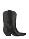 Isabel Marant Women Duerto Leather Boots In Black