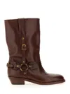 Isabel Marant Brown Heiko Mid-calf Boots In Brown