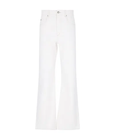 Isabel Marant Bootcut In White