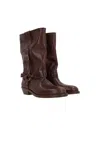 Isabel Marant Brown Heiko Mid-calf Boots