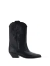 Isabel Marant Pointed Short Boots In Black