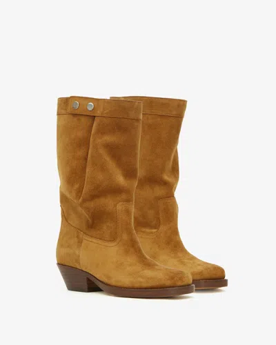 Isabel Marant 50mm Ademe Boots In Cognac