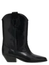 Isabel Marant Pointed Short Boots In Black