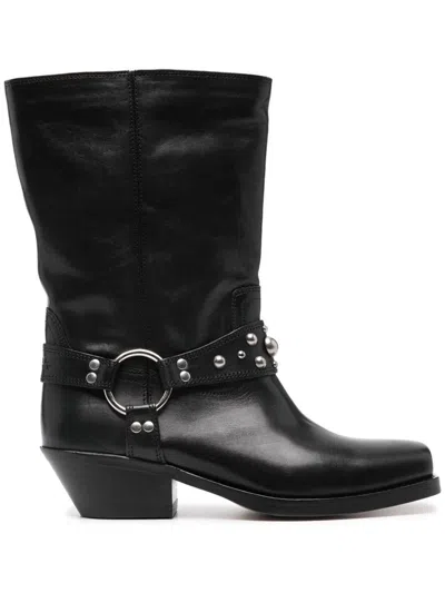 ISABEL MARANT ISABEL MARANT ANTYA LEATHER BOOTS