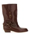 Isabel Marant Brown Heiko Mid-calf Boots In Brown