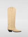 Isabel Marant Denvee Suede Boots In Beige